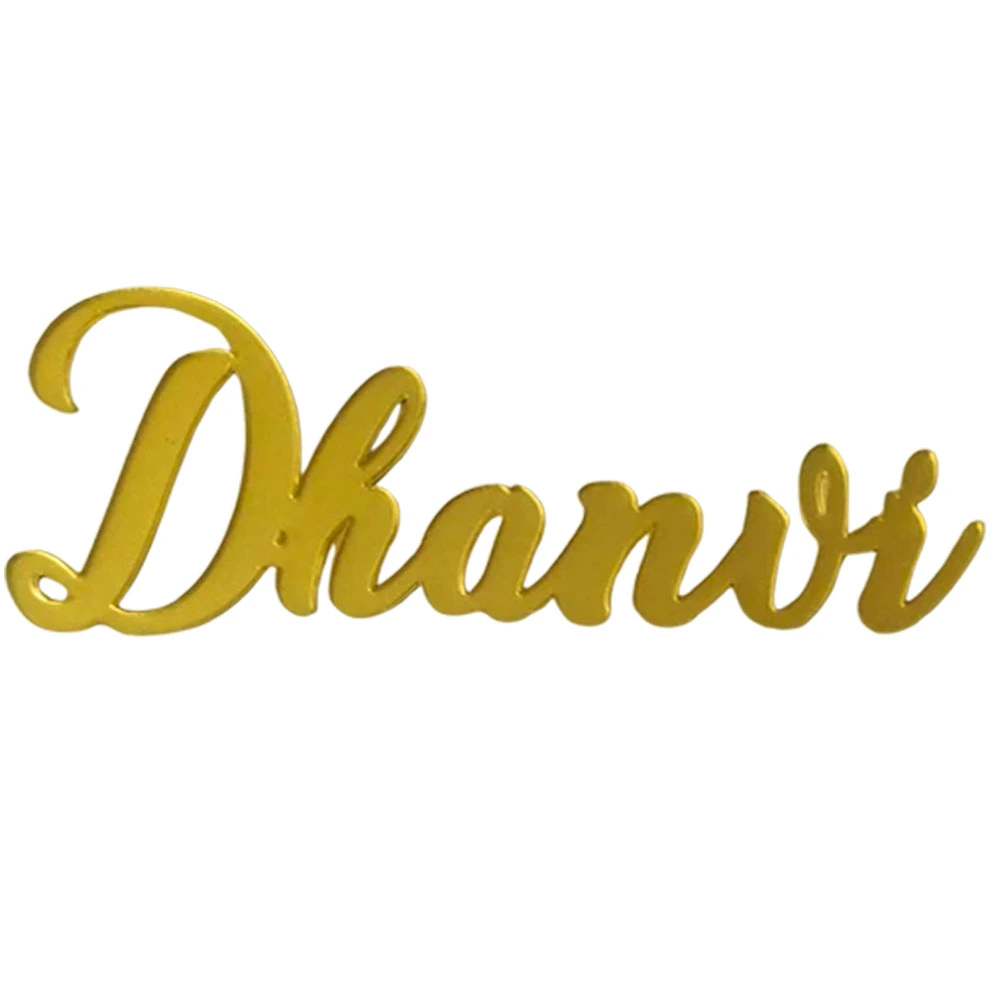 Personalized Acrylic Name Cutouts on Cakes and Boxes